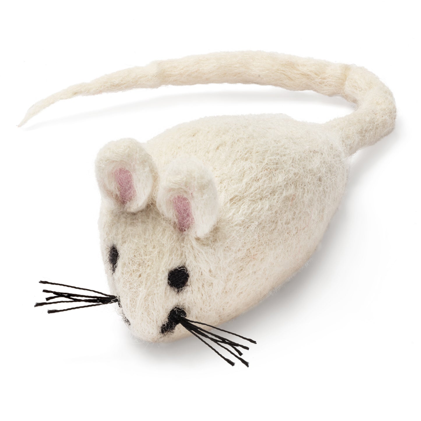 Charming Handcrafted Wool Felt Mouse Toy